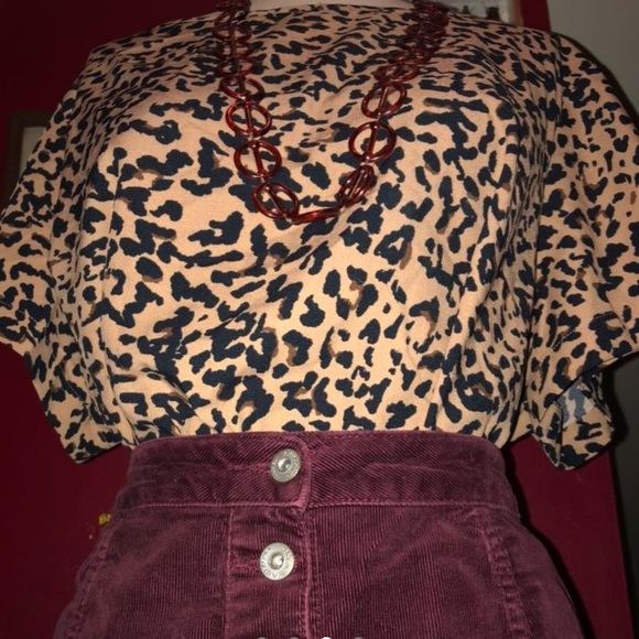Leopard print ava & viv top - Picture 4 of 4